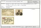 Karteikarte zum Holotyp von Triloculina dilatata Karrer, 1868